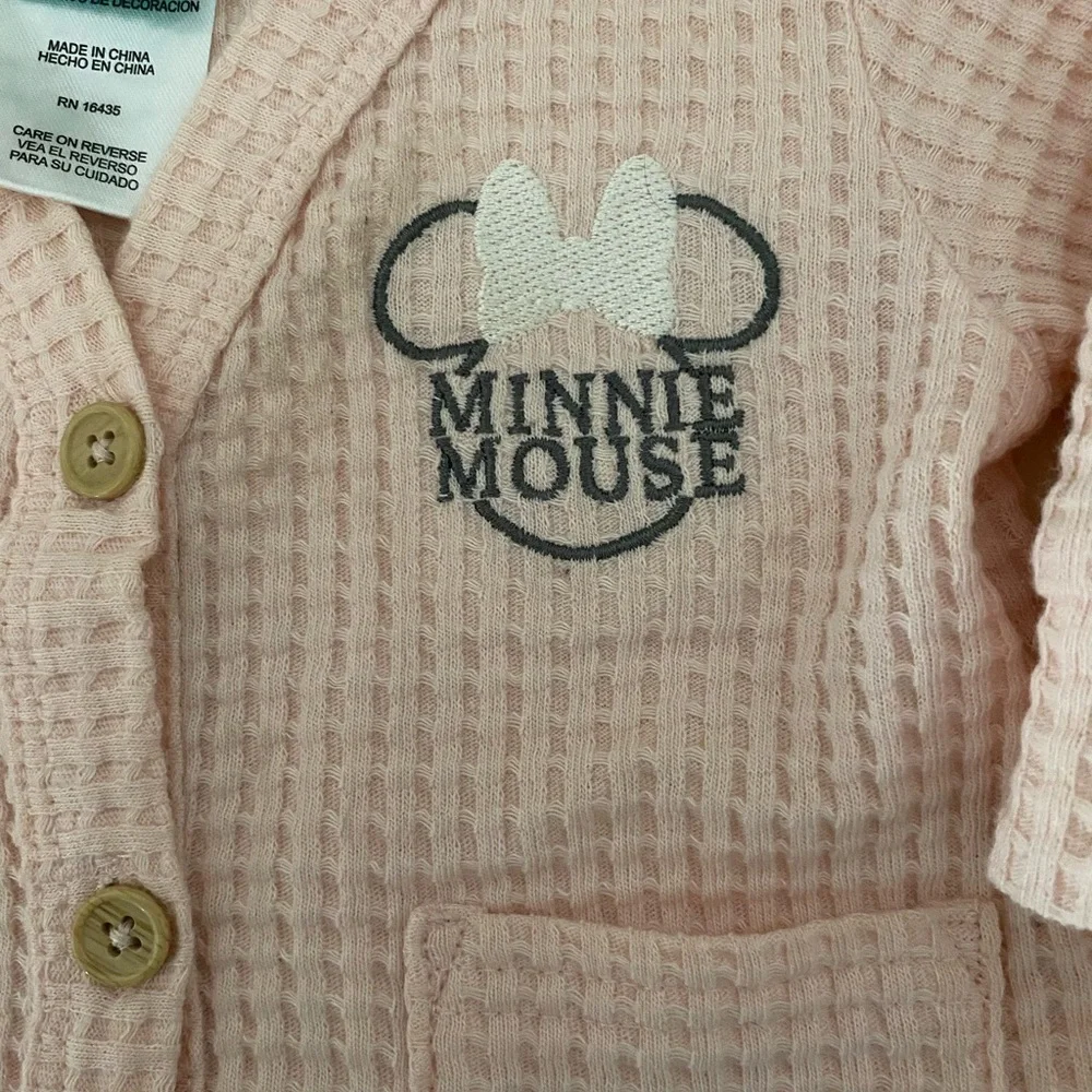 Disney Minnie Mouse Light Pink Knit Sweater